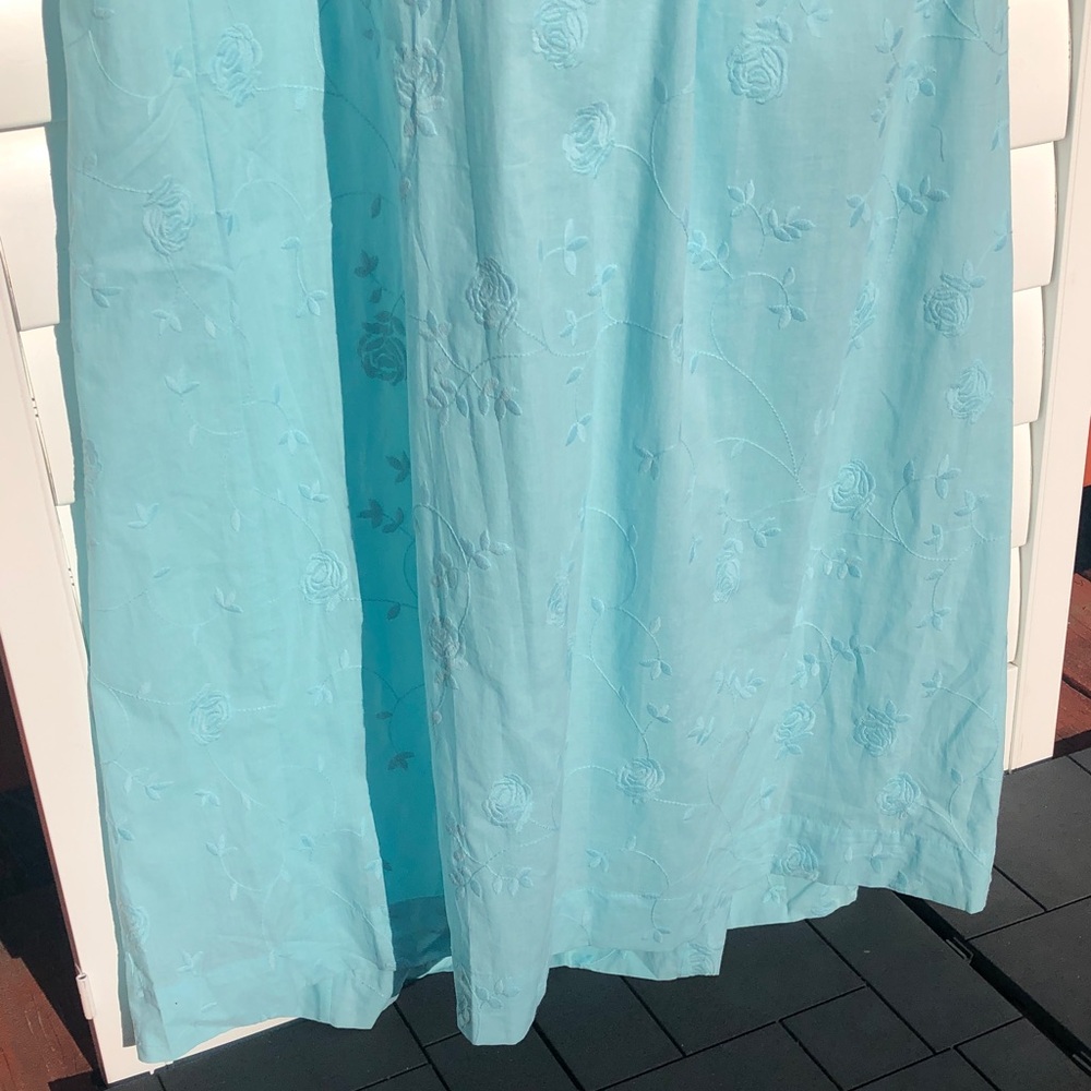 NWT Charter Club Aqua Sleeveless Chemise - Picture 7 of 9